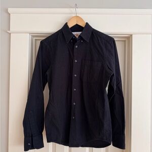 Naked & Famous Denim Black Casual Button-Down Shirt